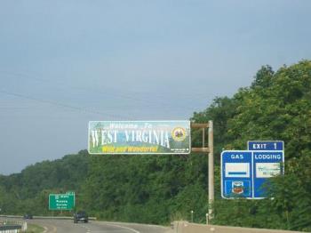 Welcome to West Virginia! - A photo I took when my family & I were moving from California to Virginia of the "Welcome to West Virginia" sign. It seemed really exciting at the time since were were almost done with our trip! LoL