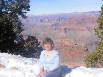 Me - This was taken at the grand canyon on New Years Eve. It is me enjoying nature.