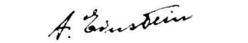 Signature  - The signature of the man who has put his most significant and indelible signature in the field of Physics in the world forever.