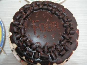 chocolate cake - This is our favorite cake, we usually buy this one to celebrate a family member&#039;s birthday