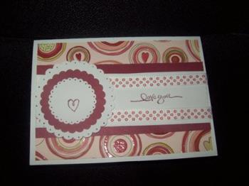 Valentines card - Little valentine for someone special. Valentines card - Little valentine for someone special.