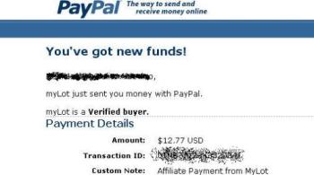 mylot proof of payment - my first payment from mylot