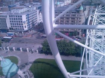 Ferris Wheel - "Belfast Wheel" over Belfast,Northern Ireland