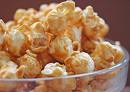 caramel popcorn - my favorite breakfast because of its fiber and sweet taste that is as plain as having fiber and enjoying it, too.