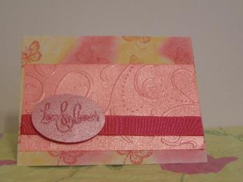 cuttlebug helped me - Ok look at the embossed part isn&#039;t it gorgeous?