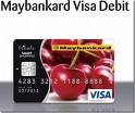 Debit Card - This is Malaysia Maybankard Debit Visa Card