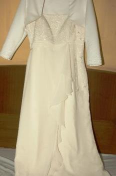 my wedding dress - It doesnt cost much because I will only use it once. But I never regretted wearing it because I only wear it once and not a lifetime