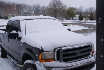 my truck - snow on the truck