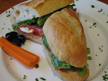 sandwich - 6 inch subway sandwich with healthy fillings