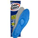 Odor Eaters - This is just a shoe insert however it may work but there&#039;s also powder too that you can buy.