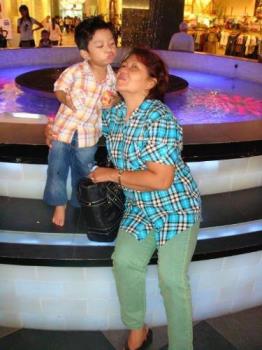My Mom - My mom and my son
