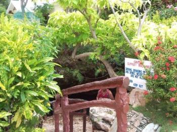 Cave entrance - This is the entrance of Ugtong Cave, ins Sta. Fe, Bantayan Island, Cebu Province, Philippines