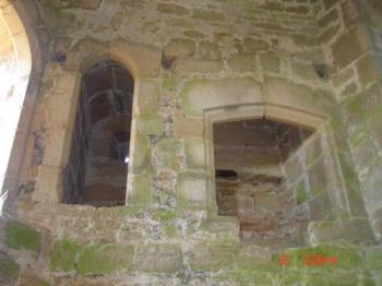 Orb #3 Bodiam Castle - It has been suggested to me that the light in this alcove (toilet) might be a small window at the back. If that were the case, it&#039;s facing north east, and the sun was in the south west. Also, there is no reflection or other light inside the alcove.