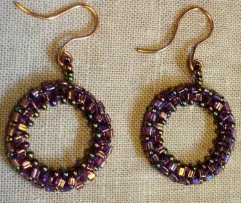 Earrings - These are the earrings I made the face from. I cut the picture in half and only used one earring.