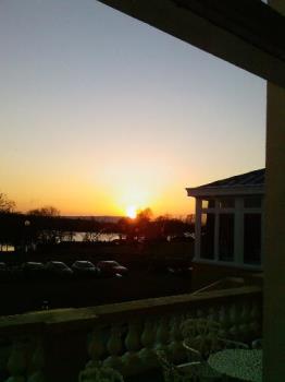 Fermanagh sunset - The view from where I work!