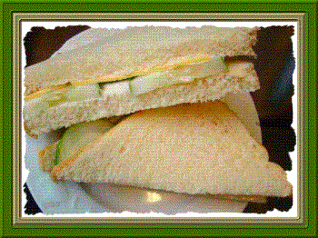 sandwhich - I like it on sandwhichs..yummy....add mayo, cheese and cucumbers on whole wheat bread