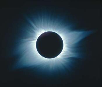 Total Solar Eclipse - 07/21/2009 - The eclipse — visible only in Asia — will reach its peak in India at about 6:20 a.m. local time (8:50 p.m. EDT; 0050 GMT), and will last 6 minutes and 39 seconds at its maximum point. It is the longest such eclipse since July 11, 1991, when a total eclipse lasting 6 minutes, 53 seconds was visible from Hawaii to South America.
The eclipse will first be sighted at dawn Wednesday in India's Gulf of Khambhat, just north of the metropolis of Mumbai, before being seen in a broad swath moving north and east to Nepal, Myanmar, Bangladesh, Bhutan and China.
Wednesday's eclipse will be seen for 3 minutes and 48 seconds in the Indian village of Taregna, where scientists say residents will have the clearest view.
Total Solar Eclipse - 07/21/2009 - The eclipse — visible only in Asia — will reach its peak in India at about 6:20 a.m. local time (8:50 p.m. EDT; 0050 GMT), and will last 6 minutes and 39 seconds at its maximum point. It is the longest such eclipse since July 11, 1991, when a total eclipse lasting 6 minutes, 53 seconds was visible from Hawaii to South America.
The eclipse will first be sighted at dawn Wednesday in India's Gulf of Khambhat, just north of the metropolis of Mumbai, before being seen in a broad swath moving north and east to Nepal, Myanmar, Bangladesh, Bhutan and China.
Wednesday's eclipse will be seen for 3 minutes and 48 seconds in the Indian village of Taregna, where scientists say residents will have the clearest view.