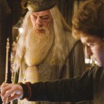 one of the Dumbledore scenes - talking to Harry about the thoughts of the professor about the Horcrux.