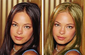 Blonde vs Brunette - Here is blonde versus brunette. Big difference. Blonde vs Brunette - Here is blonde versus brunette. Big difference.