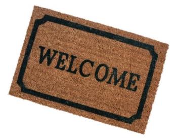 Welcome - It&#039;s just a welcome mat haha.. and it&#039;s just a what ever pic and I have nothing much to say but welcome really haha.. it&#039;s whatever// 