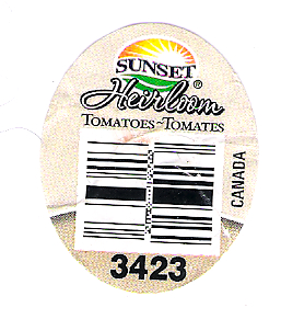 Product Sticker - Sticker from Sunset Heirloom tomato...