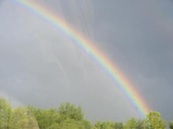 Rainbow - Took this in North-east Texas while we were traveling from Little Rock to Dallas