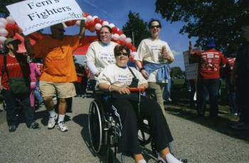 me and my team at the Walk to D&#039;Feet ALS - Just a few years ago, I drove my own car and yes, I would cuss out other drivers if they cut me off or took "my" parking spot. But now after getting a disabling disease and becoming wheelchair-bound, I regret ever spending energy worrying and getting angry about such trivial matters.