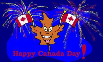 Happy Canada Day, My Drawing - I drew this picture using MS Paint. I drew it to celebrate Canada Day back when it was Canada Day. LOL