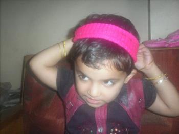 My cousin kajju - My cousin kajju. She is only 3 years old :-)