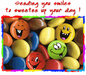Sweeten up with a smile! - A smile makes you happier :P