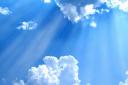 clouds - rays of light through the clouds