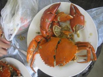 crab - had this eaten in Boracay