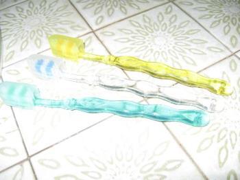 toothbrushes - our toothbrushes are replaced every two months