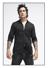 synyster gates of avenged sevenfold - he is one of the cutest guys on the planet for me, and he plays guitar like a demon!