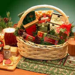 Christmas Basket - Image of a Christmas Basket