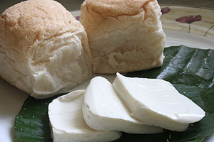 kesong puti (white cheese) - cheese made from carabao milk...