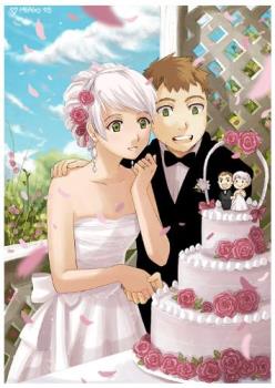Just Married - Anime married couple Just Married - Anime married couple
