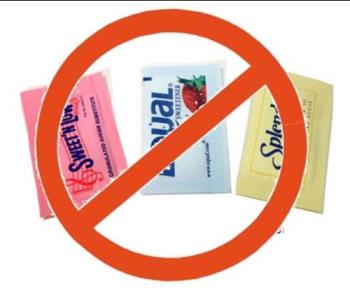 no sugar substitutes - many people remain suspicious of all sugar substitutes even though extensive research has not found any significant health concerns.