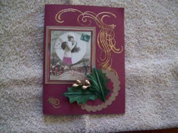 Victorian Christmas card - Vintage cards for my family
