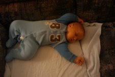 BIG Baby - My step grandson Maddox a month or so after his birth.