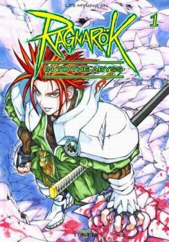 Ragnarok Volume 1 - Ragnarok (Korean: ????? Ragnarok, lit. "Ragnarök") is a manhwa created by Lee Myung-jin and published by Daiwon C.I. in South Korea. There are currently 10 volumes in circulation, published in English in North America by Tokyopop from May 21, 2002 to April 6, 2004.

The series is mainly based on Norse mythology but is influenced by various other cultures. It falls into the genres of fantasy, action and adventure.

This manhwa became the basis of the widely popular Korean MMORPG, Ragnarok Online developed by Gravity Corp, which in turn was the basis for an adaptation into the anime, Ragnarok the Animation. Currently, Ragnarok is on indefinite hiatus as Lee Myung-jin is helping with the development of Ragnarok Online.

 - wikipedia.org