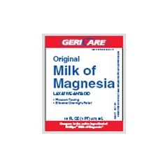 milk of magnesia - works for constipation as well as many other things