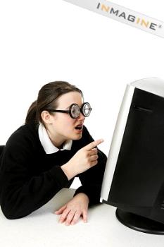 Glasses - This lady has bad vision and she needs specific computer friendly glasses
