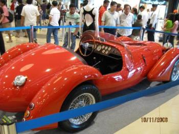 car - car seen on vintage car show in a mall here