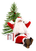 Christmas celebrations. - No celebrations without a Santa!