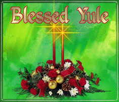 Blessed Yule - Wish I could find xmas cards like this! lol
