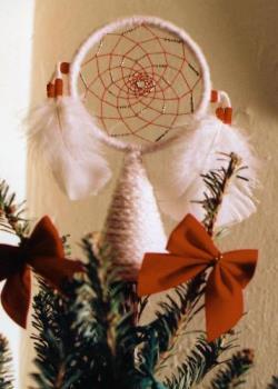 Dream catcher Tree Topper - image of the Dream catcher Tree Topper I made Dream catcher Tree Topper - image of the Dream catcher Tree Topper I made