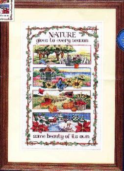 This is what I&#039;m working on - The four seasons cross stitch