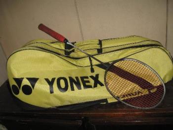 badminton - badminton bag and racket