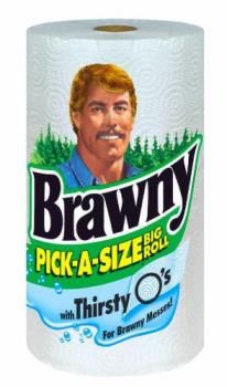Paper Towels -  A roll of Brawny Paper Towels (Pick A Size)